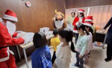 託児所のクリスマス会に参加しました