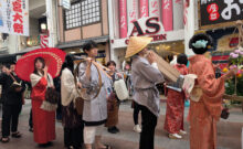 博多町家ふるさと館30周年記念パレードに参加しました。