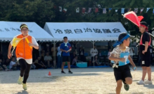 地域交流の取り組みとして冷泉町運動会に参加しました