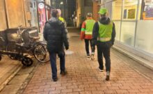 地域の夜間パトロールを実施いたしました。